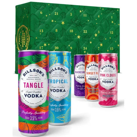 Billsons Premix Vodka Advent Calendar 24 x 355mL