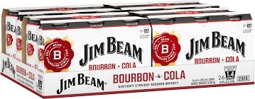 Jim Beam White & Cola Can 6-pack 375ml x 24