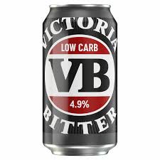Victoria Bitter Low Carb Cans 375ml x 24