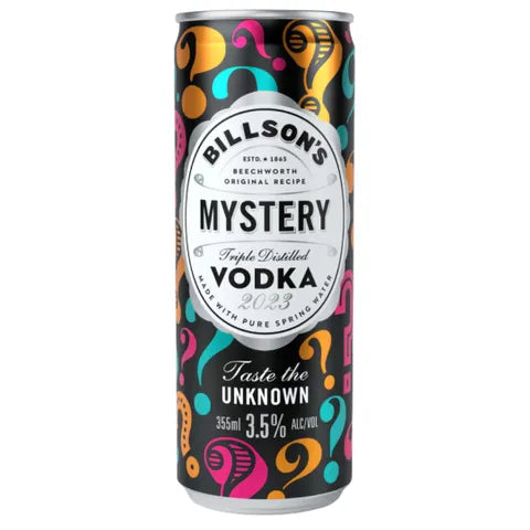Billsons Vodka Mystery 24 x 355mL