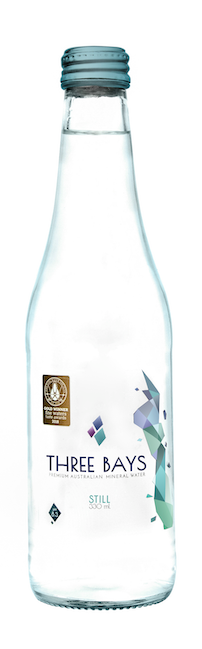 THREE BAYS STILL NATURAL MINERAL WATER 300ML x 24