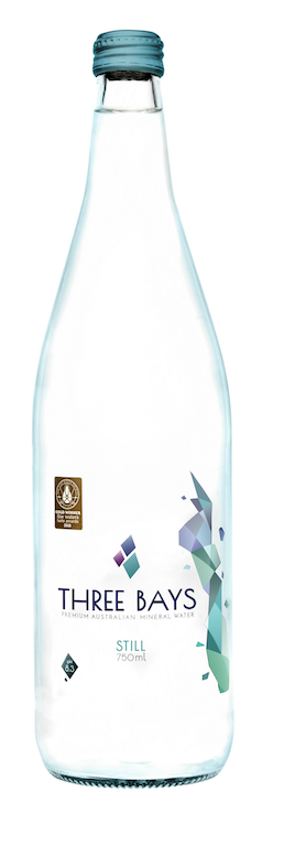 THREE BAYS STILL NATURAL MINERAL WATER 750ML x 12