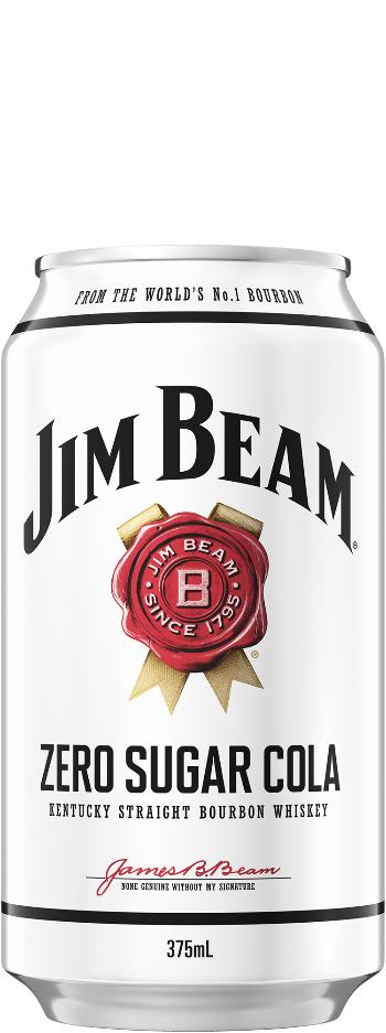 Jim Beam White & Zero Cola Cube 375mL