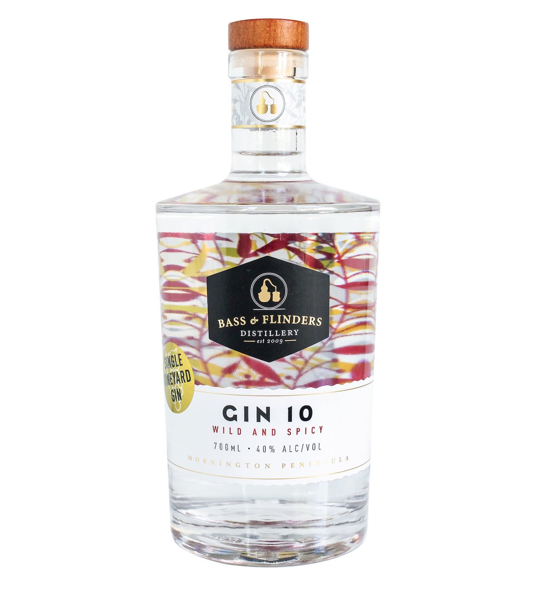 Bass & Flinders Gin10 Wild & Spicy 700ml