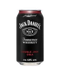 Jack Daniels Double & Cola Cans 375mL Case
