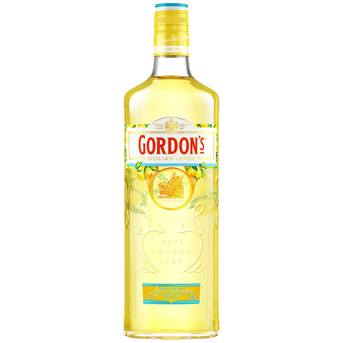 Gordons Sicilian Lemon Gin 700ml