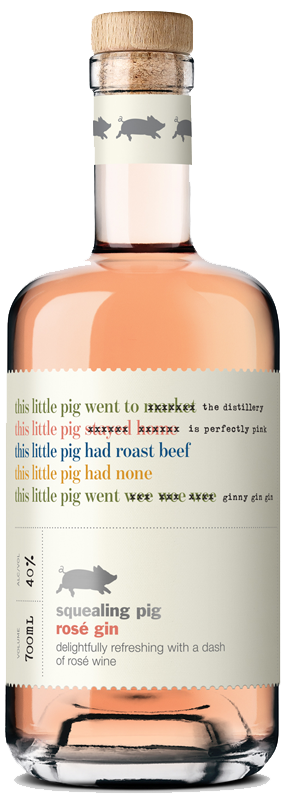 Squealing Pig Rose Gin 700ml