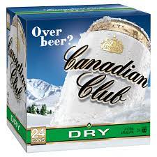 Canadian Club Whisky & Dry Cans Cube 24 x 375mL