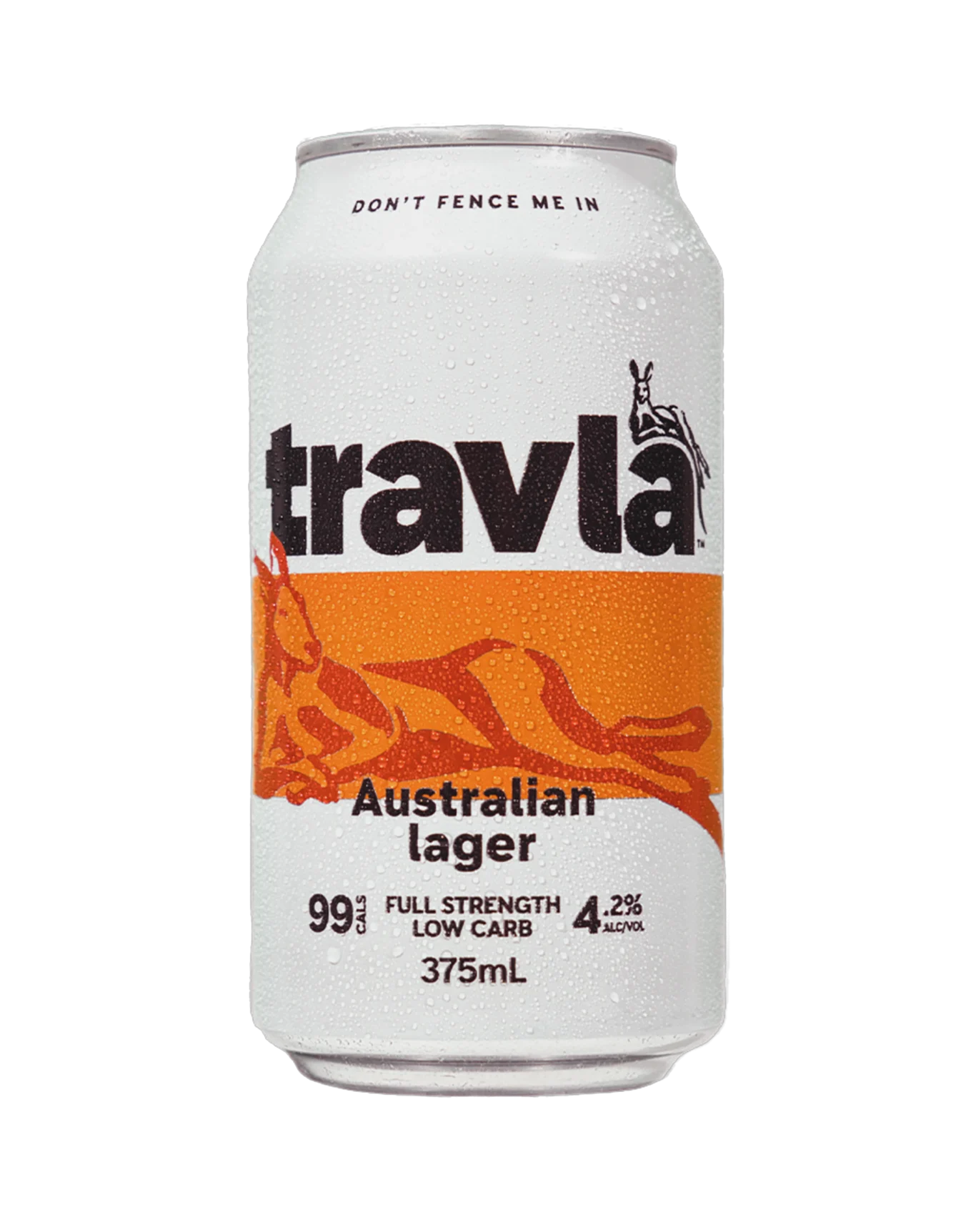 Travla Lager 4.2% Can 375ml x24