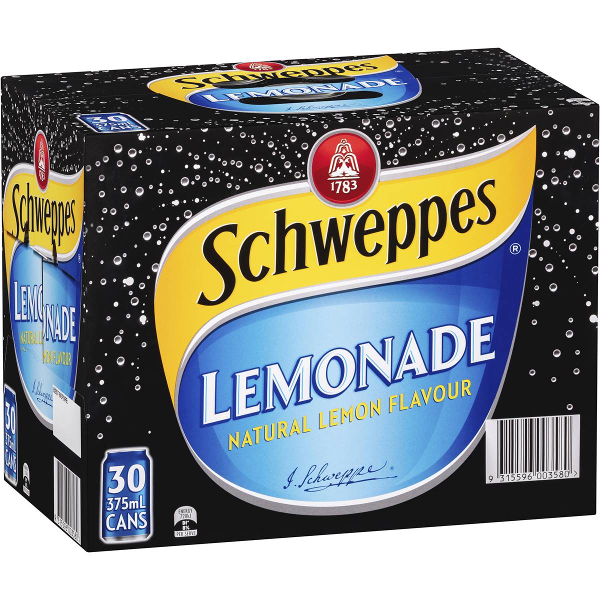 Schweppes Lemonade - Cans 375ML x 30