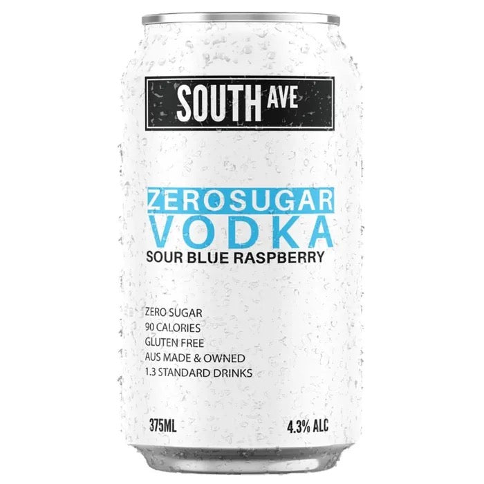 South Ave Sour Blue Raspberry Vodka 375ml x24 — Barrel House Distribution