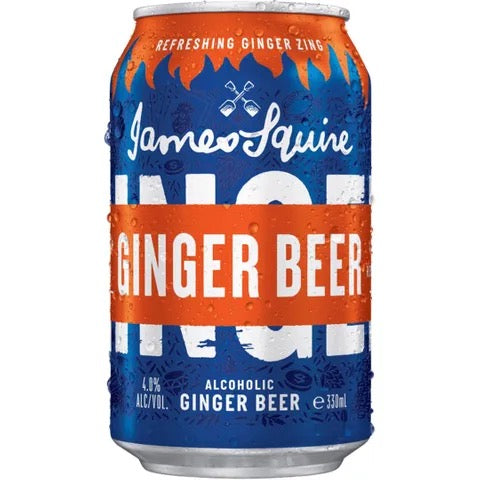 James Squire Ginger Beer Can 330ml x 24