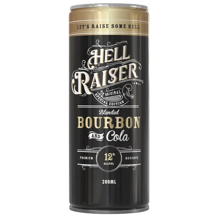 Hell Raiser Bourbon & Cola 12% 200ml x24
