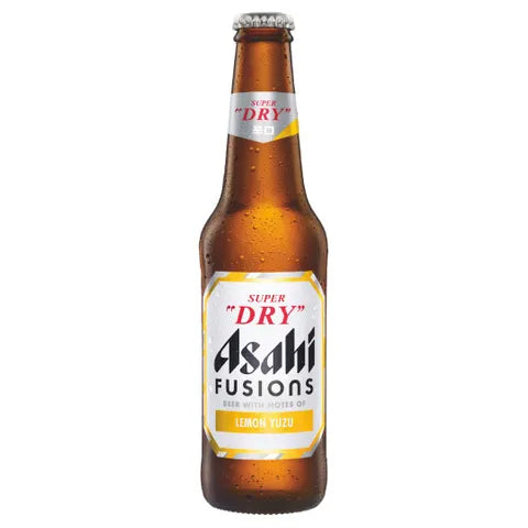 Asahi Fusions Lemon Yuzu 330ml x24