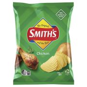 SMITHS CHICKEN CRINKLE CUT CHIPS 170GM x 12 — Barrel House Distribution