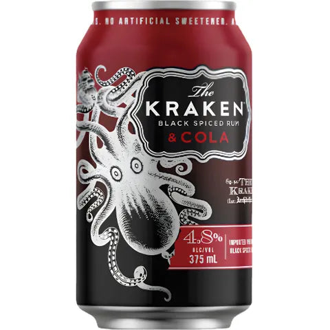 Kraken Spiced Rum & Cola 4.8% 375ml x24