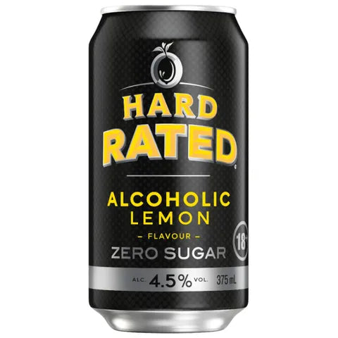 Hard Rated Zero Sugar Can 375ml x24