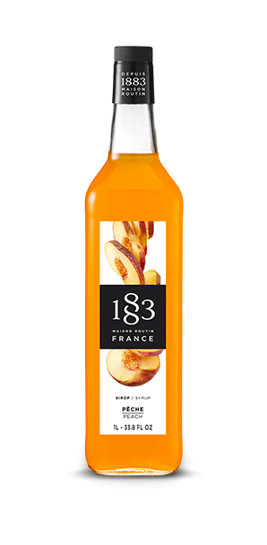 1883 Peach Syrup 1L