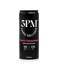 5PM Berry Pomegranate Hard Seltzer 24 X 330mL Cans