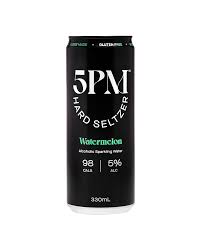 5PM Watermelon Hard Seltzer 24 X 330mL Cans