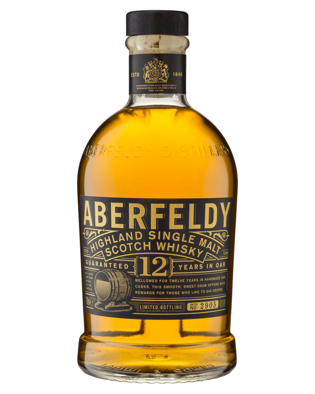 Aberfeldy 12YO Single Malt Scotch Whisky 700mL