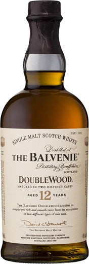 Balvenie 12YO Doublewood Single Malt Scotch Whisky 700mL