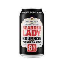 Bearded Lady Bourbon & Cola 8% Can 375ml x 24