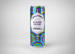 Billsons Vodka Rainbow Sherbet 24 x 355mL