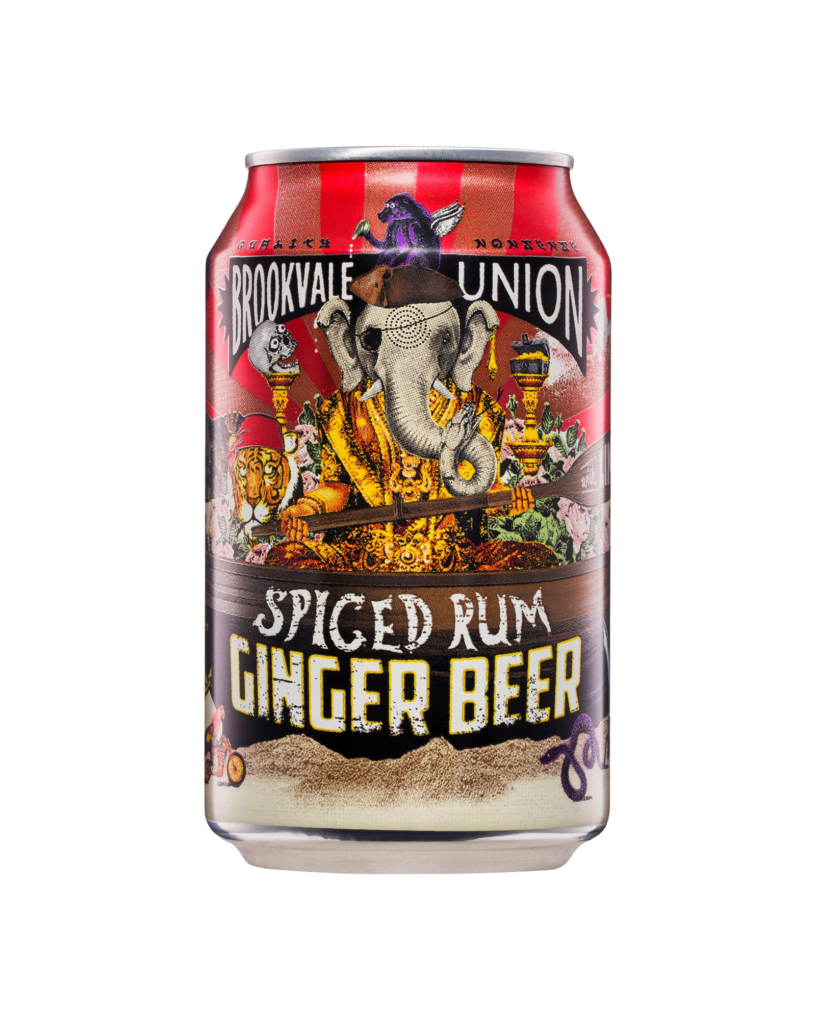 Brookvale Union Spiced Rum Ginger Beer Cans 330ml x 24