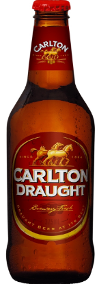 Carlton Draught Bottles 375mL Case