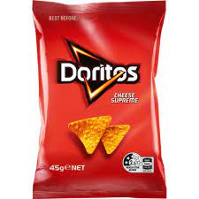 Doritos Cheese Supreme Corn Chips 45g x 18