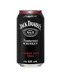 Double Jack Daniels & Cola Cans 375mL Case