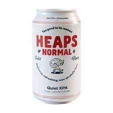 Heaps Normal Quiet XPA Can 355ml x 24 — Barrel House Distribution