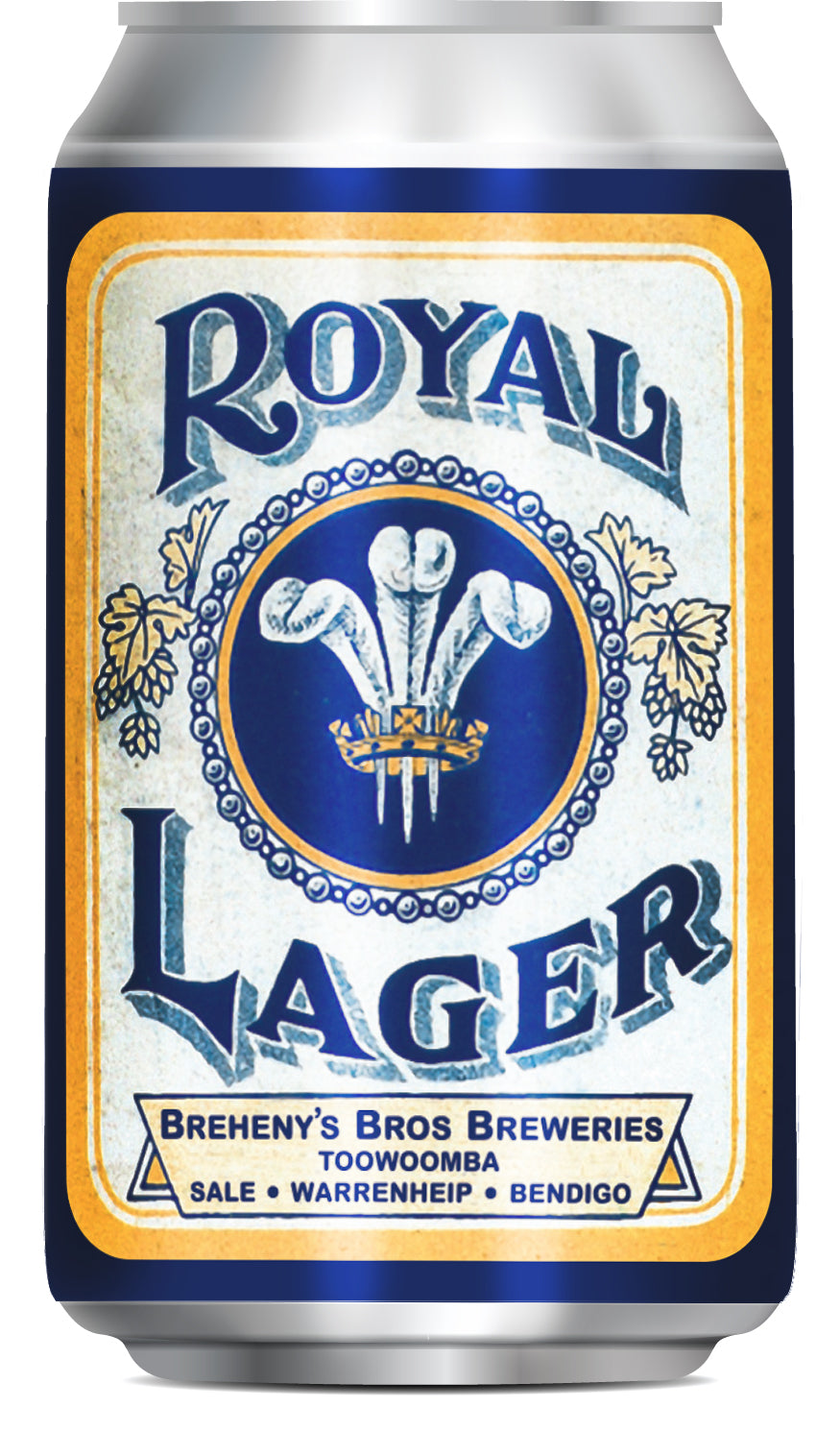 Breheny Brothers Royal Lager Cans 355mL Case