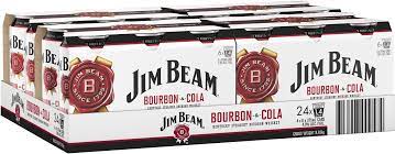 Jim Beam White & Cola Can 375ml x 24