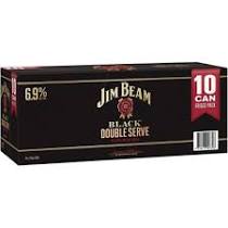 Jim Beam Black DBS 6.9% & Cola Cans 10PK x 3