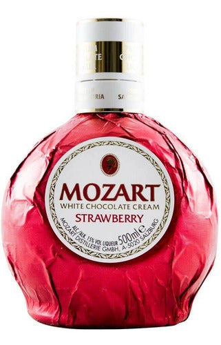 Mozart White Strawberry Cream 500ml