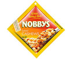 Nobby's Salted Cashews 50g x 6 Packets