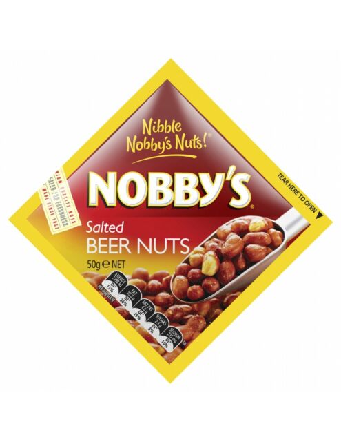 Nobby's Salted Beer Nuts 50g x 6 Packets