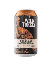 Wild Turkey & Cola Cans 375ml x 24