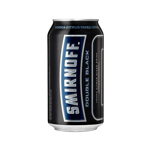 Smirnoff Ice Double Black Cans 375mL x 24