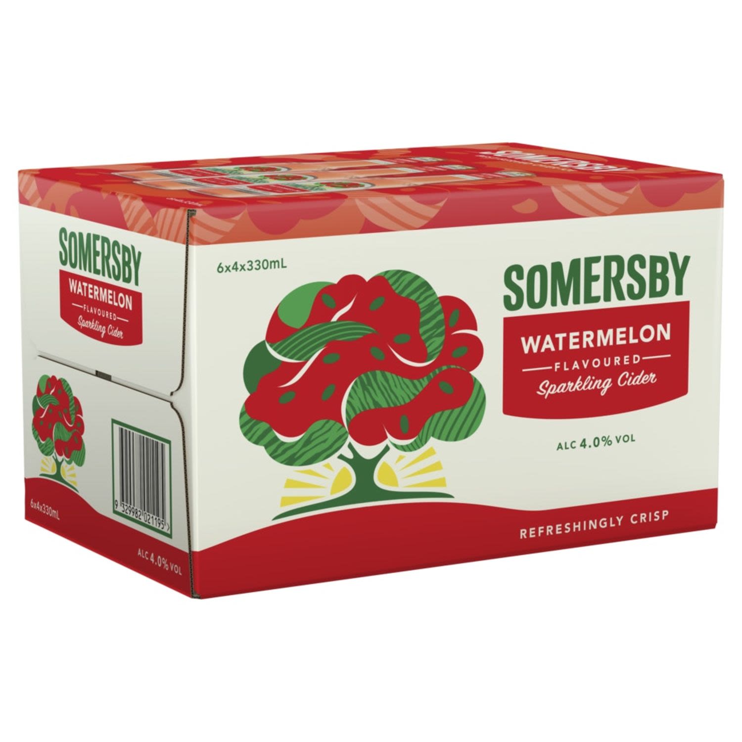 Somersby Watermelon Cider Bottles 330mL Case