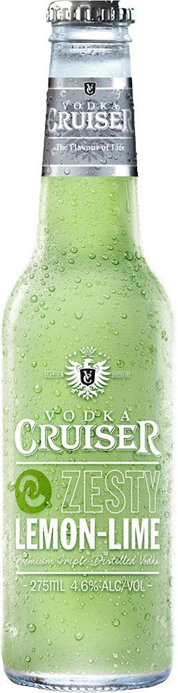 Cruiser Zesty Lemon & Lime 275ml x 24