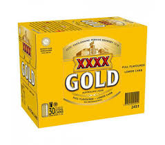 XXXX Gold Cans 375ml 30 Block